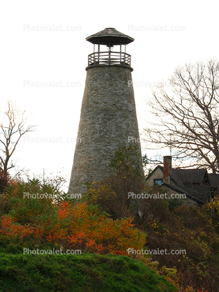Barcelona Lighthouse, Portland Harbor, New York State, Lake Erie, Great Lakes