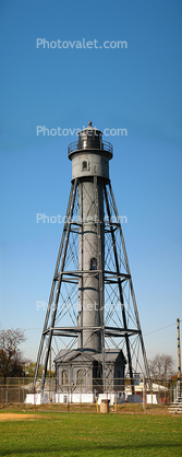 Tinicum Rear Range Lighthouse, Paulsboro, Billingsport, East Coast, Atlantic Ocean, Eastern Seaboard, Panorama