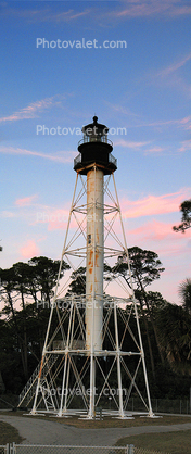 Cape San Blas Lighthouse, Florida, Gulf Coast, Panorama