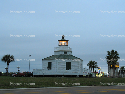 Halfmoon Reef Lighthouse, Port Lavaca, Texas, Gulf Coast