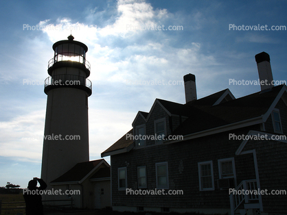 Cape Cod Lighthouse, (Highland Lighthouse), Truro, Massachusetts, East Coast, Eastern Seaboard, Atlantic Ocean