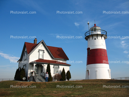 Stratford Point Lighthouse, Housatonic River, Connecticut, Atlantic Ocean, East Coast, Eastern Seaboard