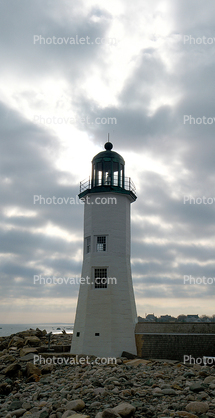 Scituate Lighthouse, Massachusetts, Atlantic Ocean, East Coast, Eastern Seaboard, Harbor