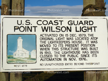 Point Wilson LIght, Port Townsend, Fort Worden State Park, Puget Sound, Washington State, West Coast, Pacific