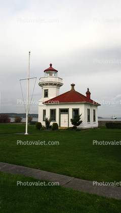 Lightstation Mukilteo, Elliot Bay, Puget Sound, Washington State, West Coast