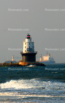 Harbor of Refuge Lighthouse, Delaware, East Coast, Atlantic Ocean, Eastern Seaboard, Cape Henlopen State Park