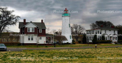 Old Point Comfort Lighthouse, Hampton Roads, Virginia, East Coast, Atlantic Ocean, Eastern Seaboard, Fort Monroe
