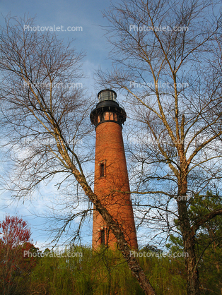 Currituck Beach Lighthouse, Outer Banks, North Carolina, Atlantic Ocean, Eastern Seaboard, East Coast