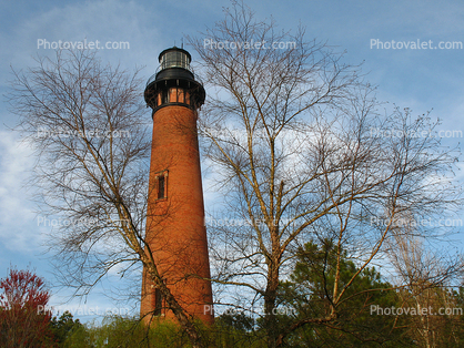 Currituck Beach Lighthouse, Outer Banks, North Carolina, Atlantic Ocean, Eastern Seaboard, East Coast