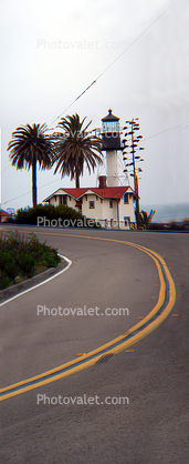 New Point Loma Lighthouse, California, West Coast, Pacific Ocean, Panorama