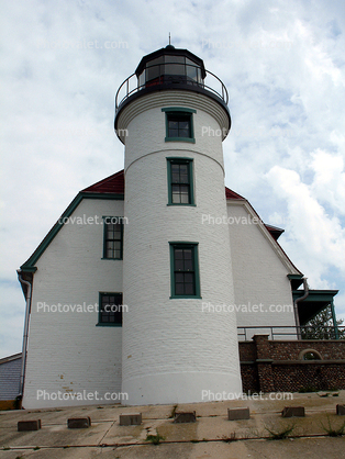 Point Betsie Lighthouse, Sleeping Bear Dunes National Lakeshore, Lake Michigan, Great Lakes, Michigan west coast
