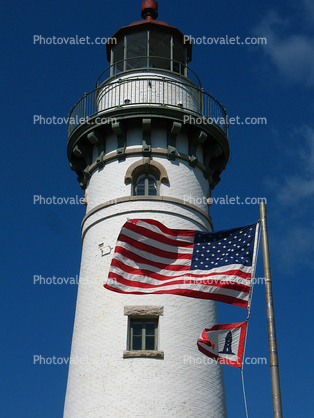 Seul Choix Pointe Lighthouse, Lake Michigan, Great Lakes