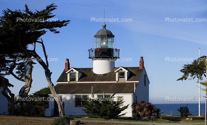 Point Pinos Lighthouse, Monterey Peninsula, California, Pacific Ocean, West Coast