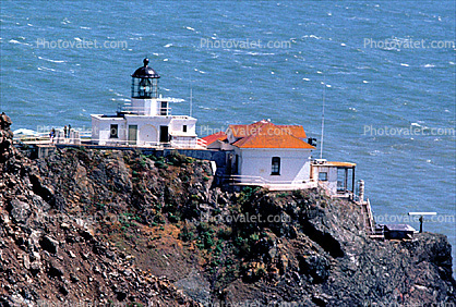 Point Bonita Lighthouse, Marin Headlands, Marin County, California, Pacific Ocean, West Coast