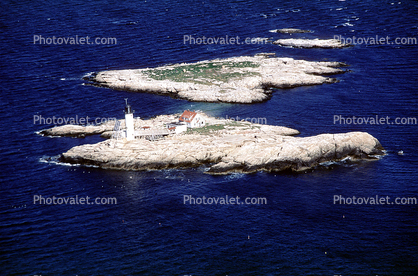 Isles of Shoals, (White Island), Lighthouse, New Hampshire, East Coast, Eastern Seaboard, Atlantic Ocean