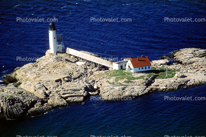 Isles of Shoals, (White Island), Lighthouse, New Hampshire, East Coast, Eastern Seaboard, Atlantic Ocean