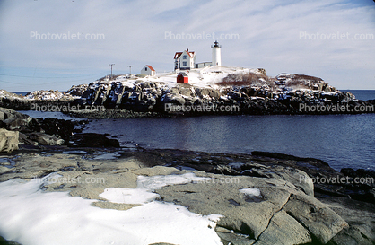 Cape Neddick Lighthouse, Maine, East Coast, Eastern Seaboard