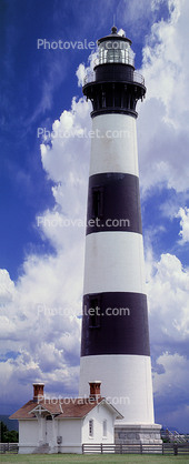 Bodie Island Lighthouse, Outer Banks, North Carolina, Eastern Seaboard, East Coast, Atlantic Ocean, Panorama