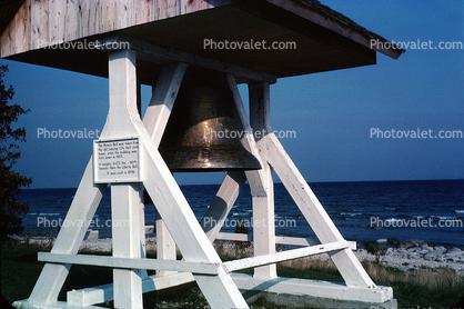 The Lansing Bell, Old Presque Isle Lighthouse, Lake Michigan, Lake Huron, Great Lakes