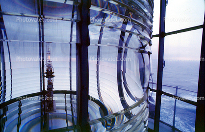 First order Fresnel Lens, Yaquina Head Lighthouse, Oregon, West Coast, Pacific Ocean