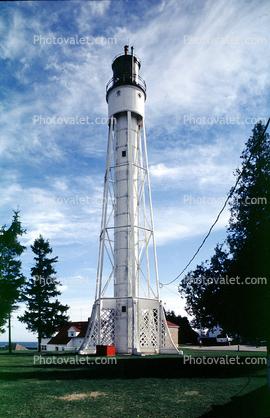 Sturgeon Bay Ship Canal Lighthouse, Door County, Green Bay Peninsula, Wisconsin, Lake Michigan, Great Lakes