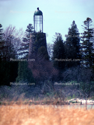 Baileys Harbor Lighthouse, Door County, Green Bay Peninsula, Wisconsin, Lake Michigan, Great Lakes, Harbor