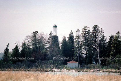 Baileys Harbor Lighthouse, Door County, Green Bay Peninsula, Wisconsin, Lake Michigan, Great Lakes, Harbor