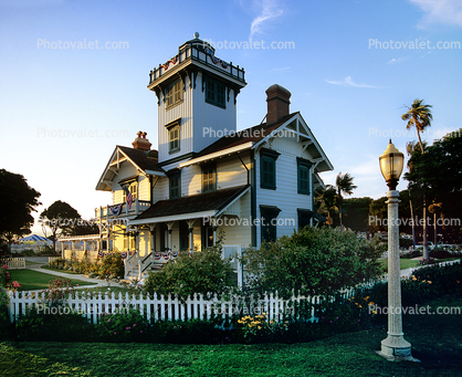 Point Fermin Light House, San Pedro, Pacific Ocean, West Coast