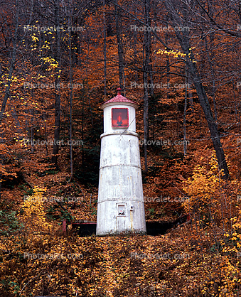 Munising Rear Range Lighthouse, Michigan, Lake Superior, Great Lakes