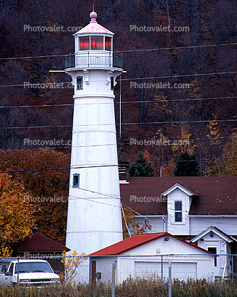 Munising Front Range Lighthouse, Michigan, Lake Superior, Great Lakes