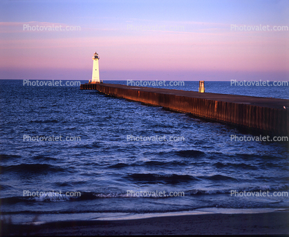 Sodus Outer Lighthouse, Lake Ontario, New York State, Great Lakes