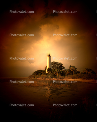 Saint Marks Lighthouse, Florida, Gulf Coast, Saint Marks National Wildlife Refuge, Paintography