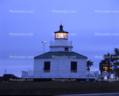 Halfmoon Reef Lighthouse, Port Lavaca, Texas, Gulf Coast