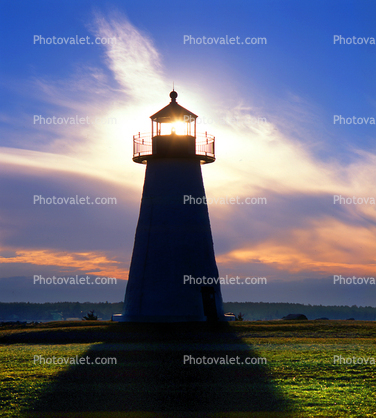 Ned's Point Lighthouse, Mattapoisett, Massachusetts, Atlantic Ocean, East Coast, Eastern Seaboard, Harbor
