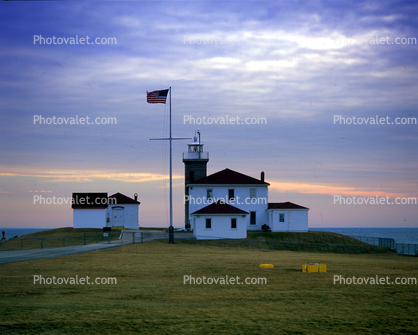 Watch Hill Lighthouse, Rhode Island, East Coast, Eastern Seaboard, Atlantic Ocean
