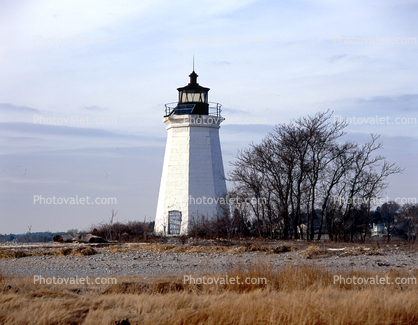 Fayerweather Island Lighthouse, Fayerweather, Black Rock Harbor, Connecticut, East Coast, Eastern Seaboard, Atlantic Ocean