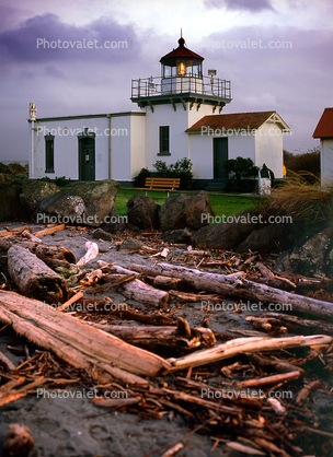 Point-No-Point Lighthouse, Puget Sound, Washington State, West Coast, Pacific