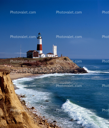 Montauk Point Lighthouse, Suffolk County, Long Island, New York State, Atlantic Ocean, East Coast, Eastern Seaboard
