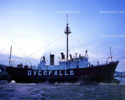 Lightship Overfalls (LV 118), DE, Delaware, Atlantic Ocean, Eastern Seaboard, East Coast, Lightvessel