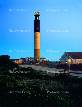 Oak Island Lighthouse, south of Wilmington, North Carolina