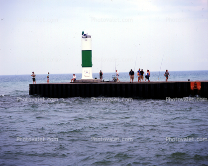 South Haven North Pier Lighthouse, western Michigan Coast, Lake Michigan, Great Lakes, Michigan