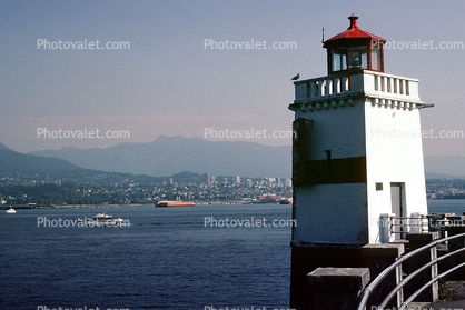 Brockton Point Lighthouse, Stanley Park, Vancouver Island, Coal Harbour