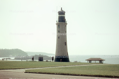 Smeaton's Tower Lighthouse, Plymouth, Devon, South West England, UK