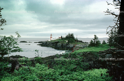 Quoddy Lighthouse, Campobello Island, Passamaquoddy Bay, New Brunswick, Canada 