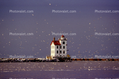 Lorain Lighthouse, Ohio, Lake Erie, Great Lakes