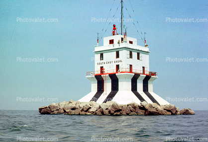 South East Shoal Lighthouse, Point Pelee, Ontario, Canada, Lake Erie, Great Lakes