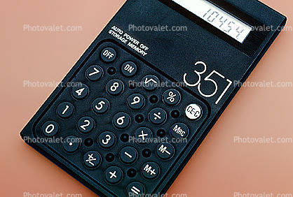 Electronic Adding Machine, Calculator, keyboard, 1990's