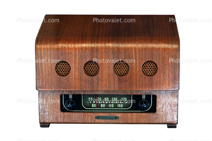 Tele-Tone Radio Model 160, Plywood, wood, 1946