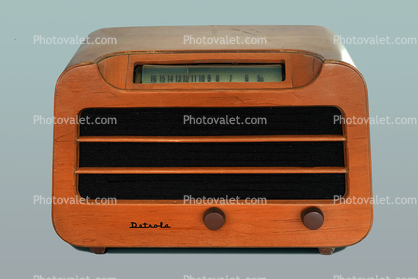 Detrola Model 579 radio, Plywood, wood, 1946