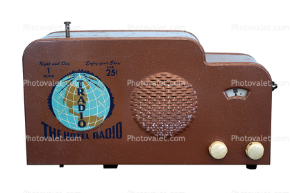 Coin Operated Hotel Radio, Tradio Model LU06 1946, 1940s